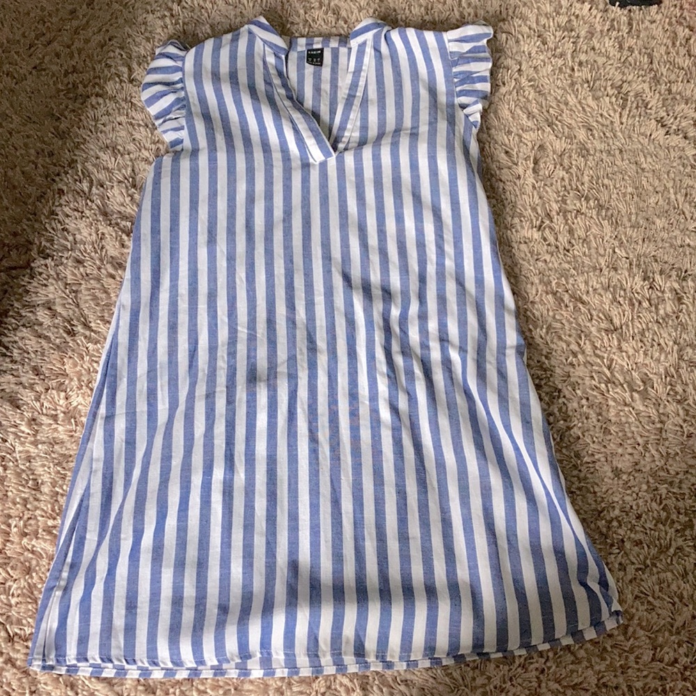 Striped blue dress from shein